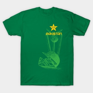 Pakistan Cricket Fan Memorabilia T-Shirt